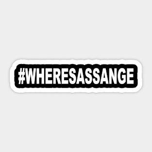 #Wheresassange Sticker